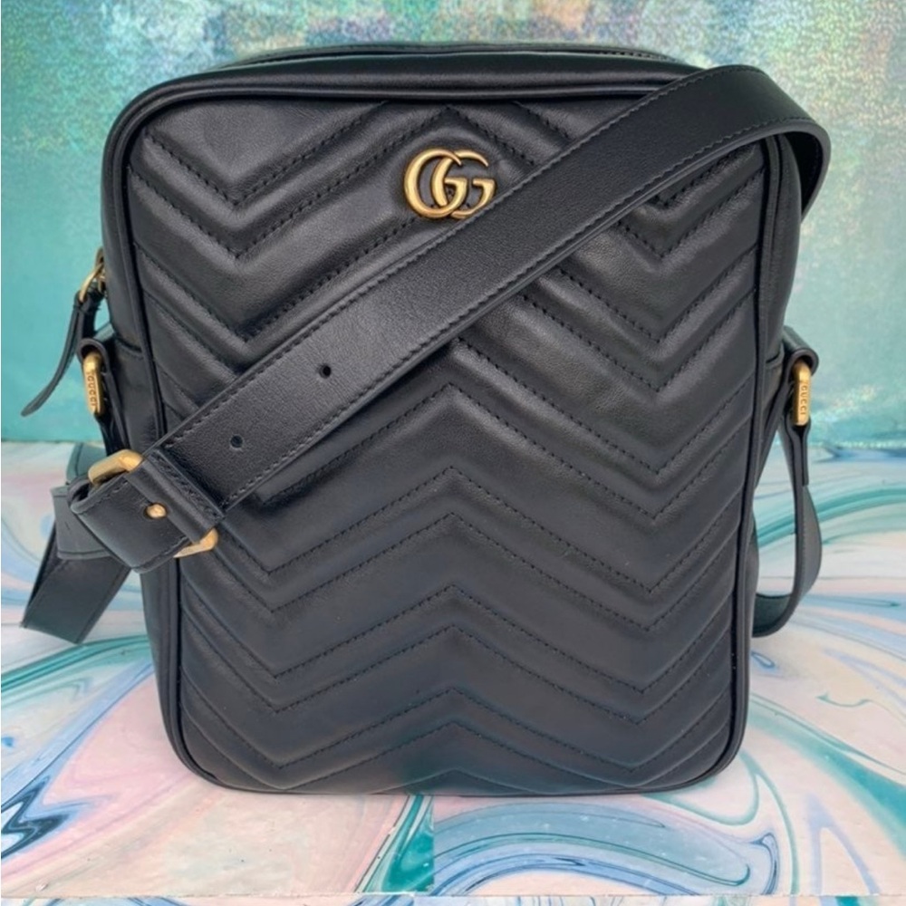 Gucci Matelasse GG Marmont Messenger Unisex